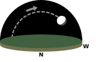 waning gibbous moon